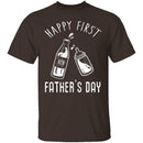 Happy First Father's Day T-Shirt CustomCat