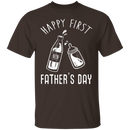 Happy First Father's Day T-Shirt CustomCat