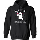 Happy Hallowine T-Shirt CustomCat