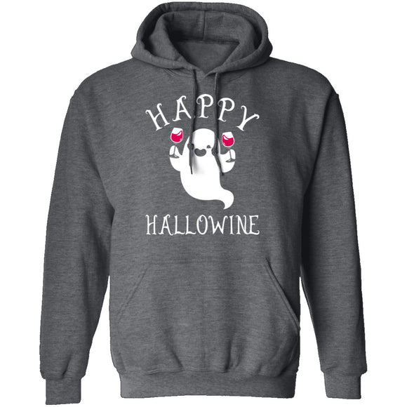 Happy Hallowine T-Shirt CustomCat