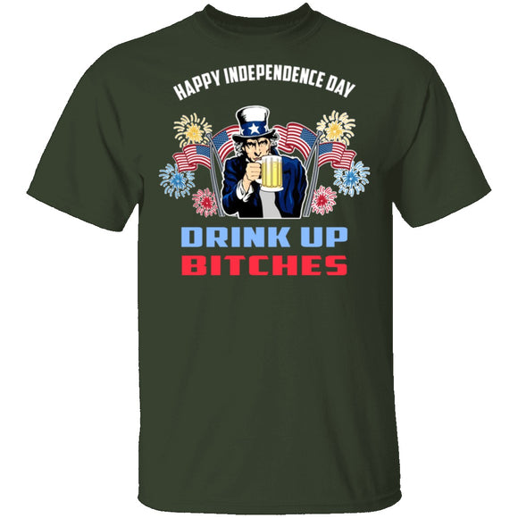 Happy Independence Day T-Shirt CustomCat