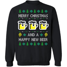 Happy New Beer Ugly Christmas Sweater