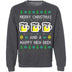 Happy New Beer Ugly Christmas Sweater CustomCat