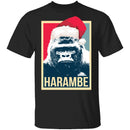 Harambe Christmas T-Shirt CustomCat