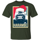 Harambe Christmas T-Shirt CustomCat