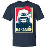 Harambe Christmas T-Shirt CustomCat