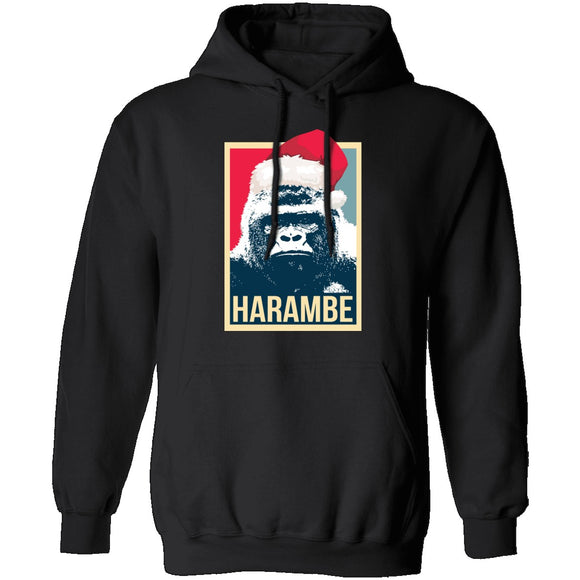 Harambe Christmas T-Shirt CustomCat