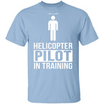Helicopter Pilot T-Shirt CustomCat