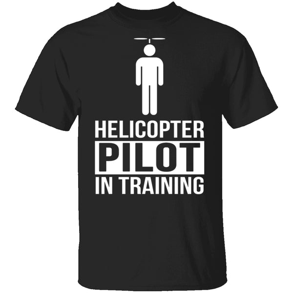 Helicopter Pilot T-Shirt CustomCat
