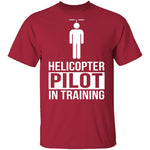 Helicopter Pilot T-Shirt CustomCat
