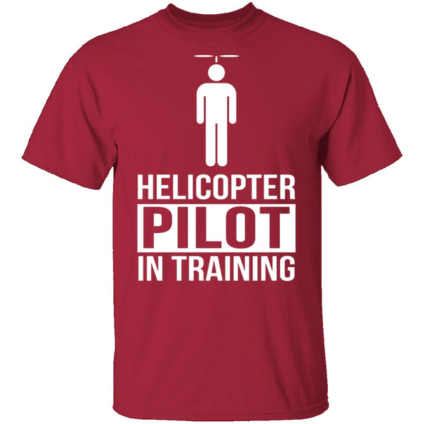 Helicopter Pilot T-Shirt CustomCat