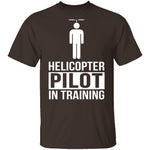 Helicopter Pilot T-Shirt CustomCat