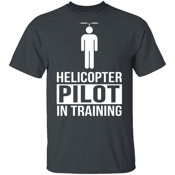 Helicopter Pilot T-Shirt CustomCat