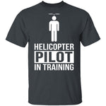 Helicopter Pilot T-Shirt CustomCat