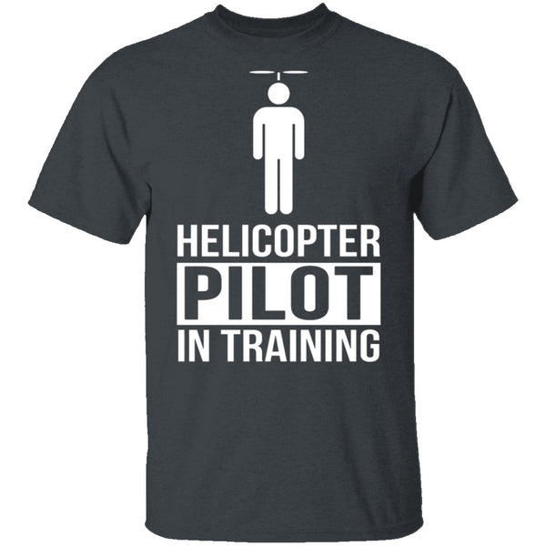 Helicopter Pilot T-Shirt CustomCat