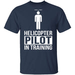 Helicopter Pilot T-Shirt CustomCat