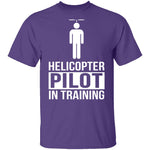 Helicopter Pilot T-Shirt CustomCat