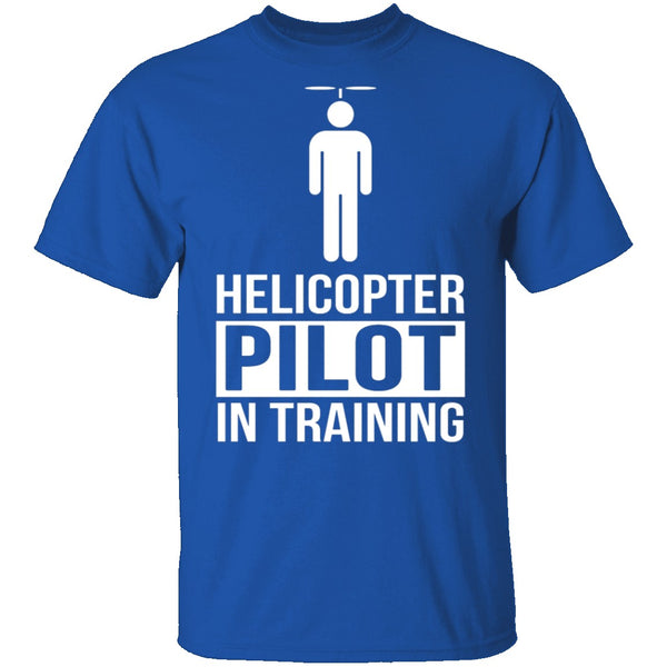 Helicopter Pilot T-Shirt CustomCat