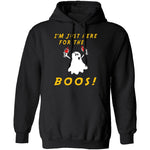 Here For The Boos - Wine T-Shirt CustomCat