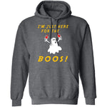 Here For The Boos - Wine T-Shirt CustomCat