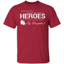 Hero Daughter T-Shirt CustomCat