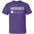 Hero Daughter T-Shirt CustomCat