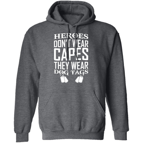 Heroes Wear Dog Tags T-Shirt CustomCat