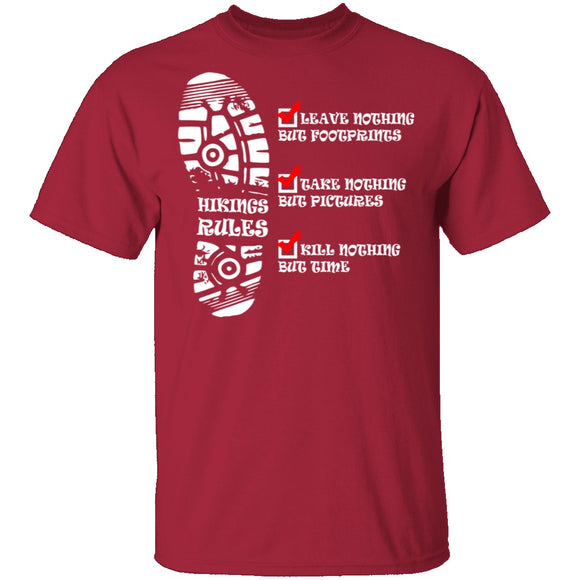 Hiking Rules T-Shirt CustomCat