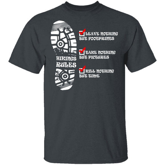 Hiking Rules T-Shirt CustomCat