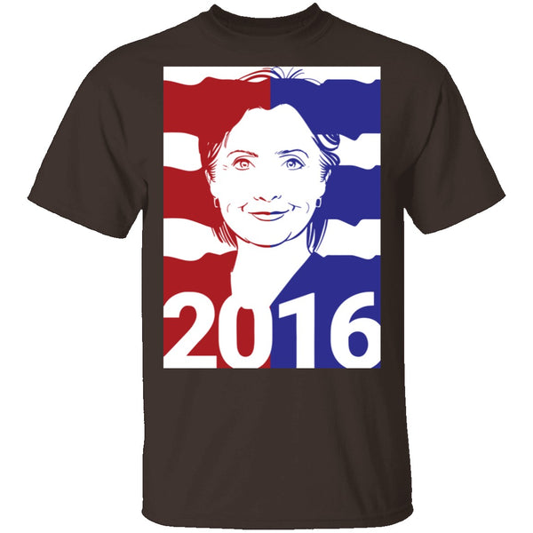 Hillary Flag T-Shirt CustomCat