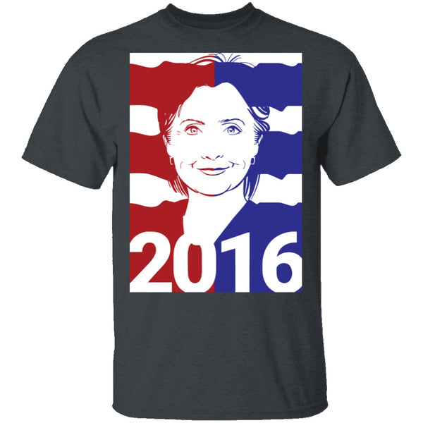 Hillary Flag T-Shirt CustomCat