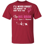 His Bride T-Shirt CustomCat