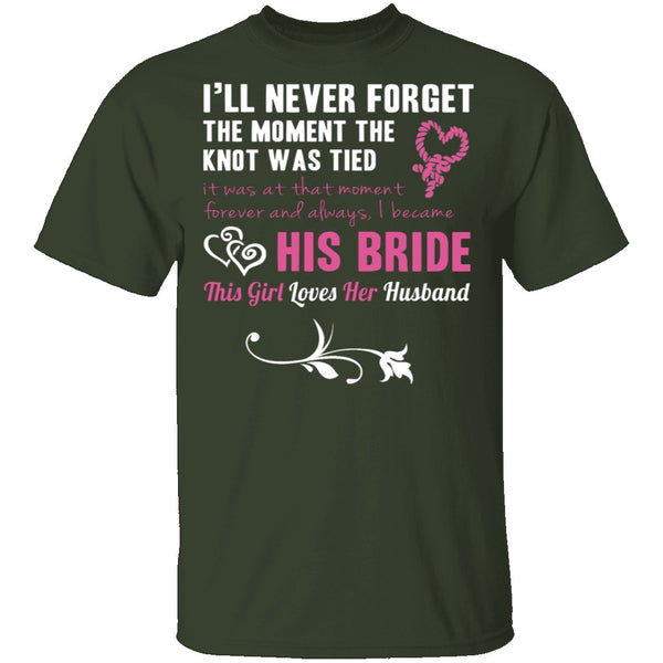 His Bride T-Shirt CustomCat