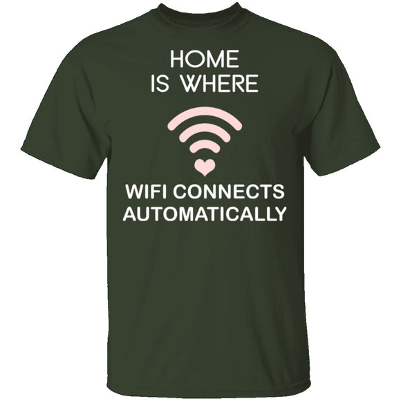Home WiFi T-Shirt CustomCat