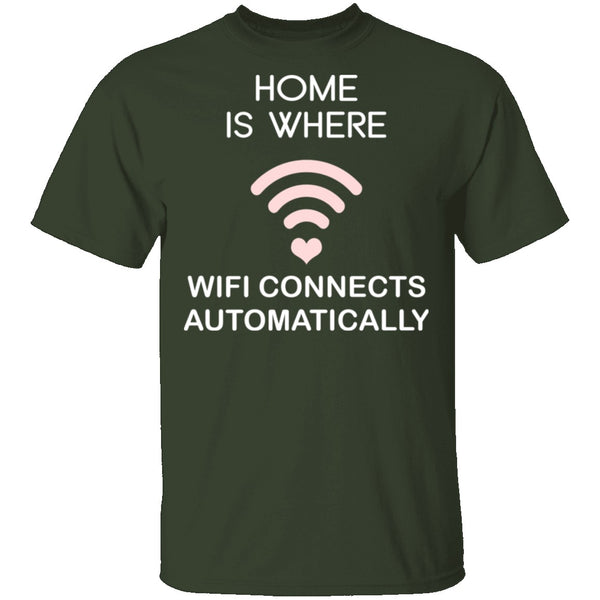 Home WiFi T-Shirt CustomCat