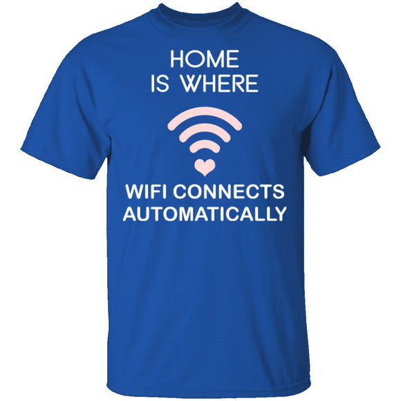 Home WiFi T-Shirt CustomCat