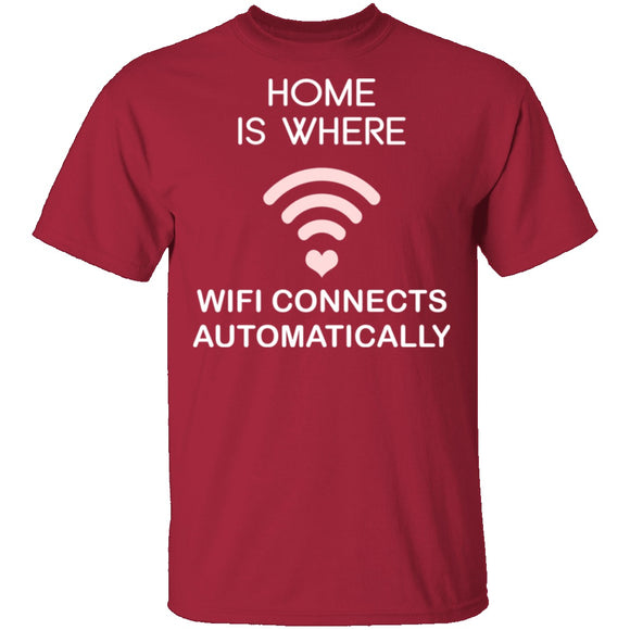 Home WiFi T-Shirt CustomCat