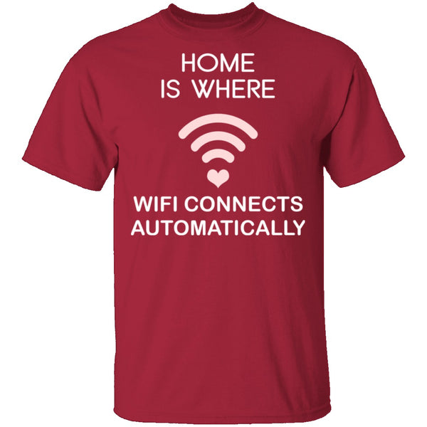 Home WiFi T-Shirt CustomCat