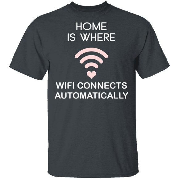 Home WiFi T-Shirt CustomCat
