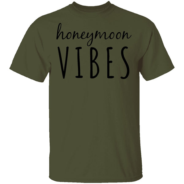 Honeymoon Vibes T-Shirt CustomCat