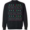 Hotlinebling Ugly Christmas Sweater CustomCat