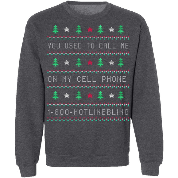 Hotlinebling Ugly Christmas Sweater CustomCat