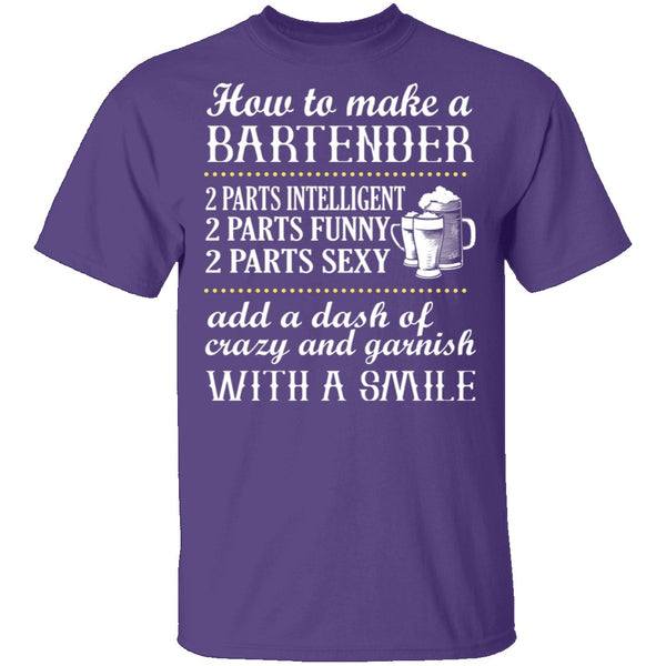 How To Make A Bartender T-Shirt CustomCat