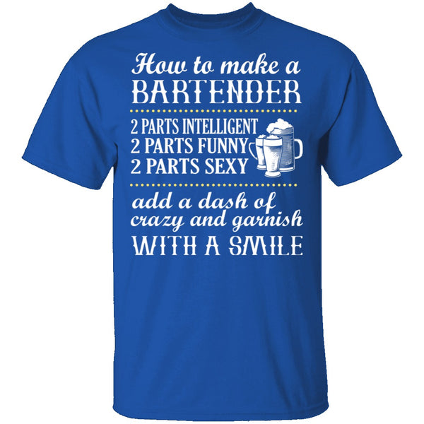 How To Make A Bartender T-Shirt CustomCat