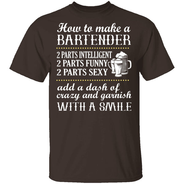 How To Make A Bartender T-Shirt CustomCat