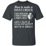 How To Make A Bartender T-Shirt CustomCat