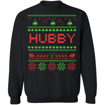 Hubby Ugly Christmas Sweater CustomCat