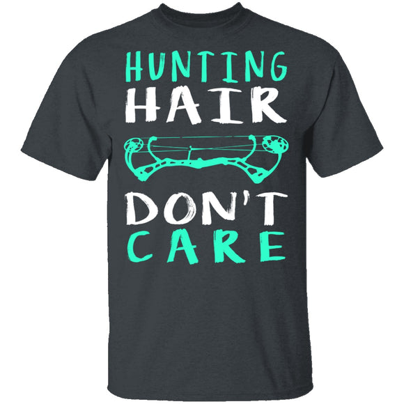 Hunting Hair Don't Care T-Shirt CustomCat