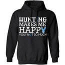 Hunting Makes Me Happy T-Shirt CustomCat