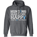 Hunting Makes Me Happy T-Shirt CustomCat